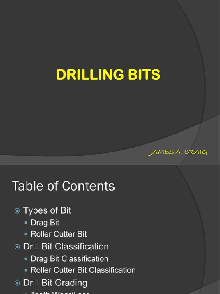 Drilling Bits | PDF