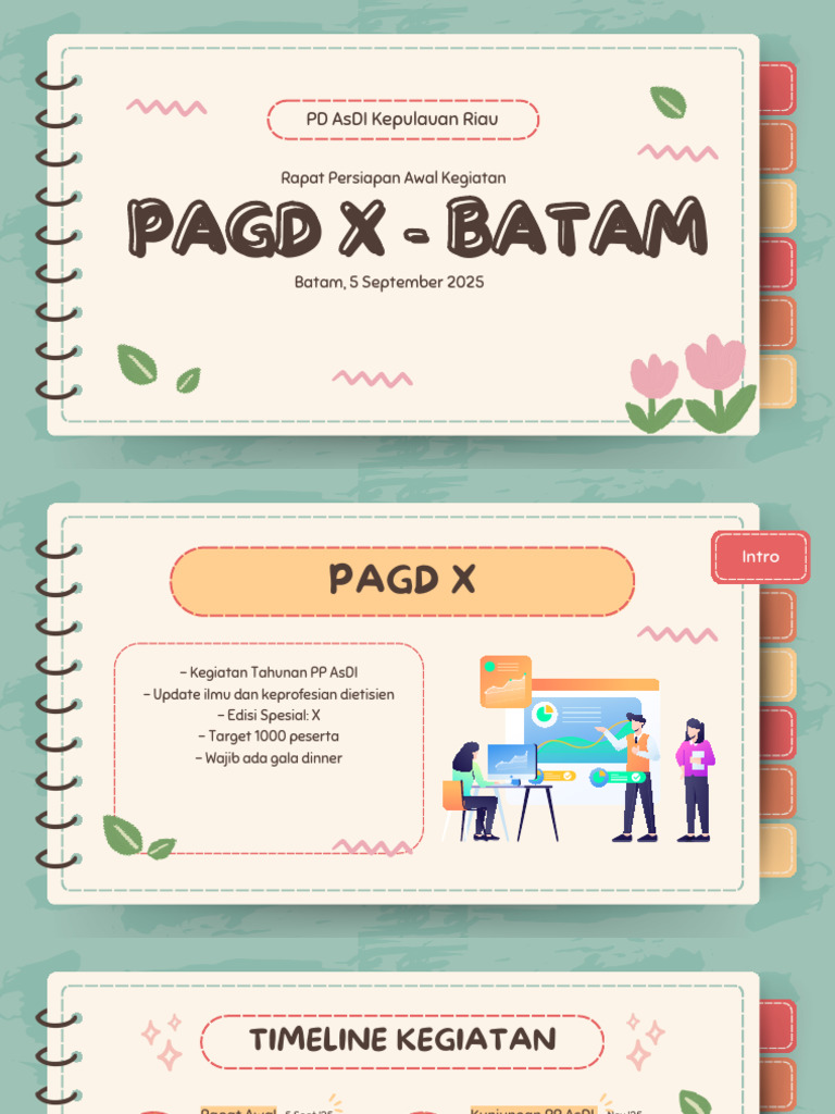 Rapat Persiapan PAGD X Batam 2026 | PDF