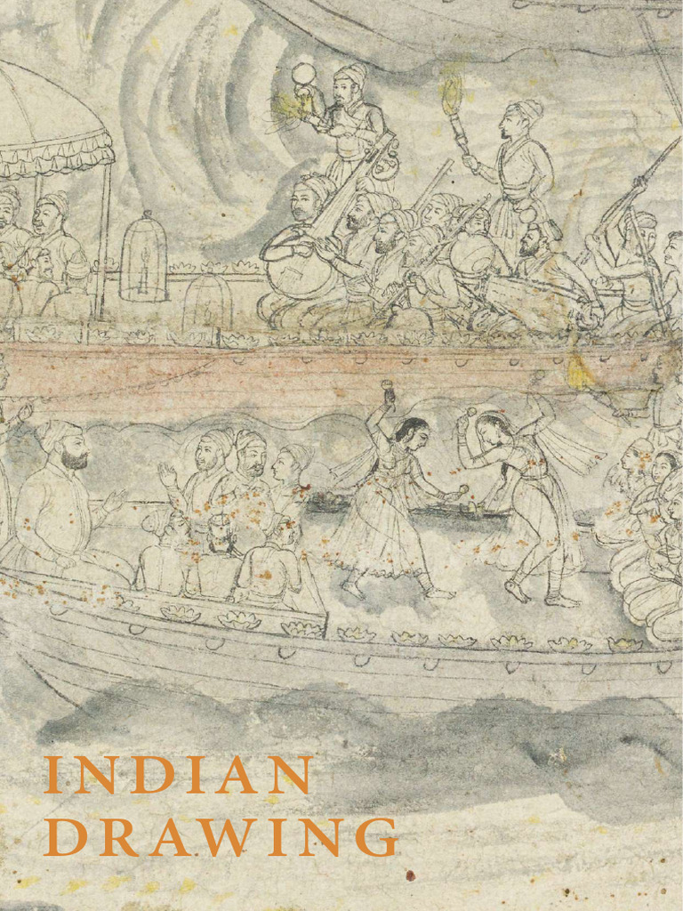 Indian Drawing | PDF | Mughal Empire | Paintings
