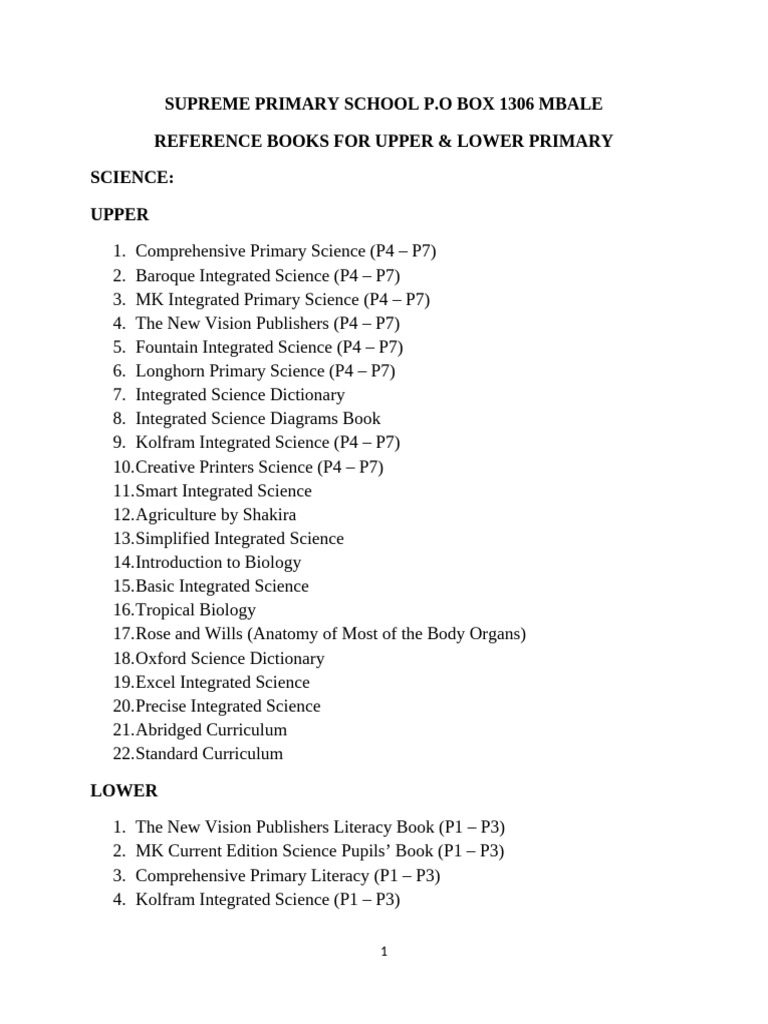 Reference Books | PDF