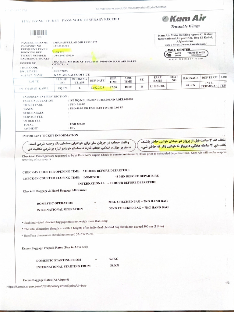 Ticket | PDF