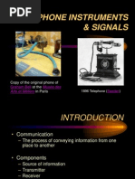 Telephone Instruments and Signals