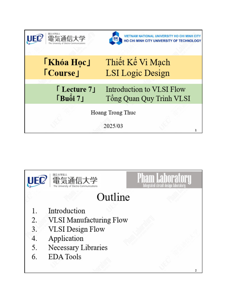 VLSI Design and Manufacturing Overview | PDF | Integrated Circuit ...