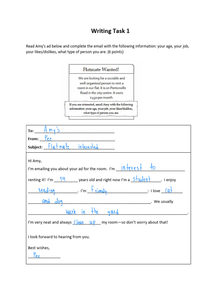 Room Rental Email Template | PDF