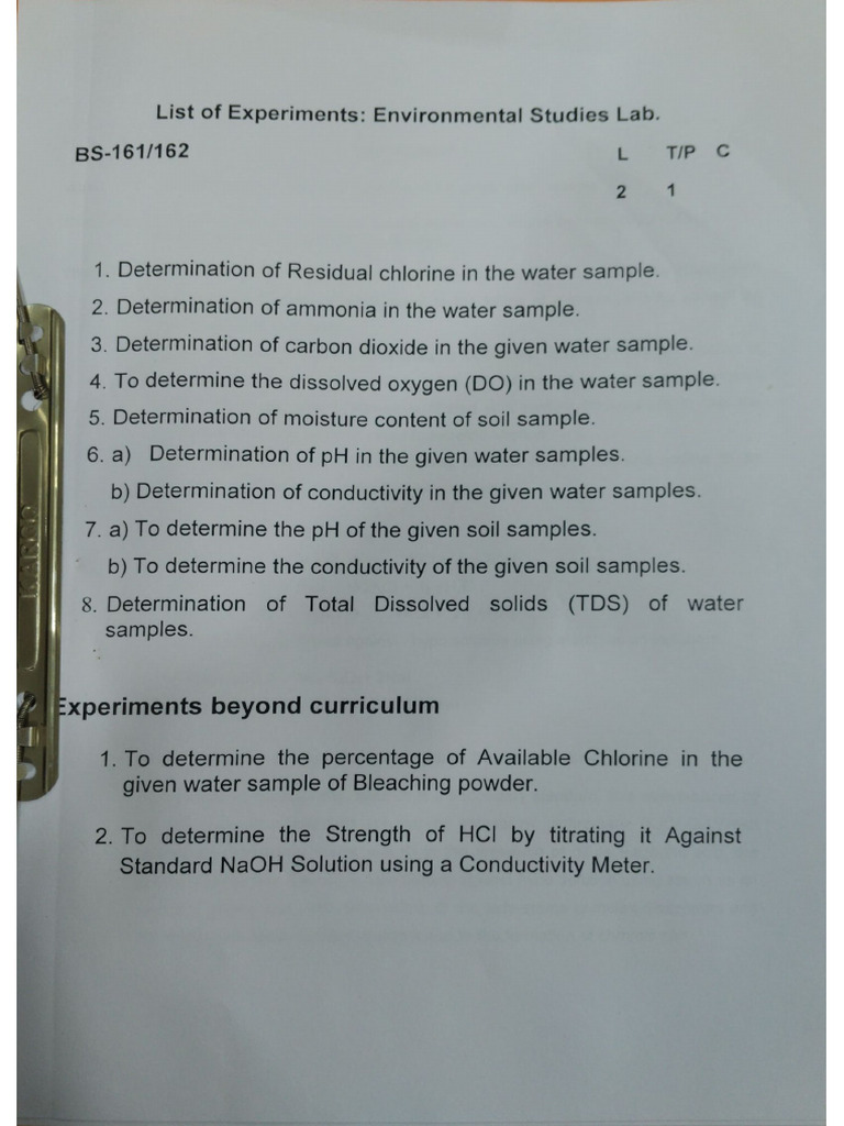 Experiment 1 | PDF