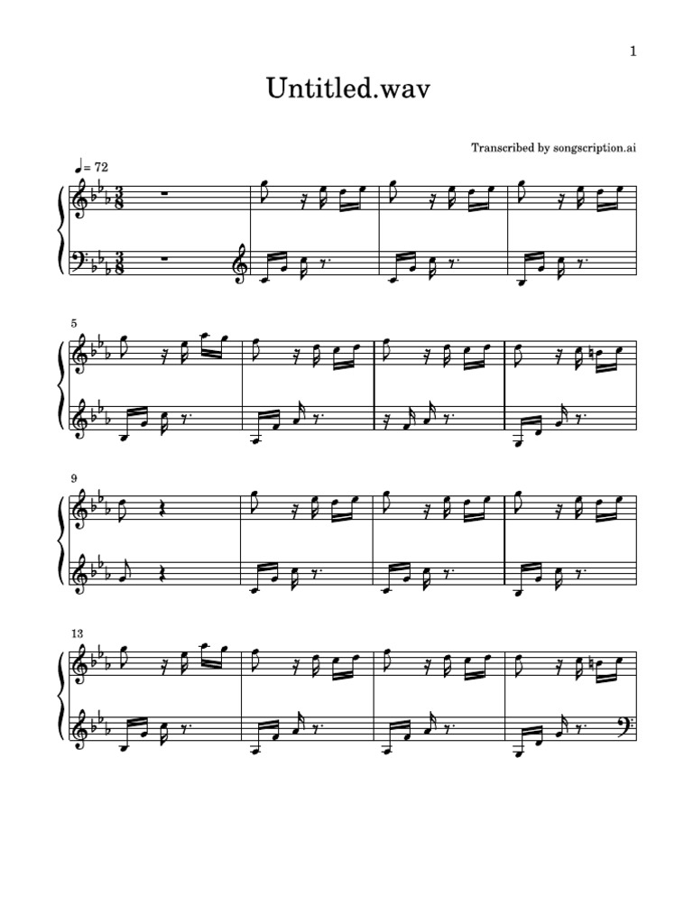 Test Partition Piano | PDF