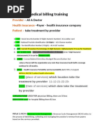Medical Billing Terminology Glossary | PDF | Health Insurance ...