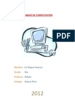 TRABAJO DE COMPUTACIÓN