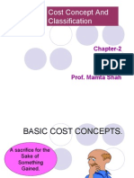 Cost Concept and Classification: Chapter-2