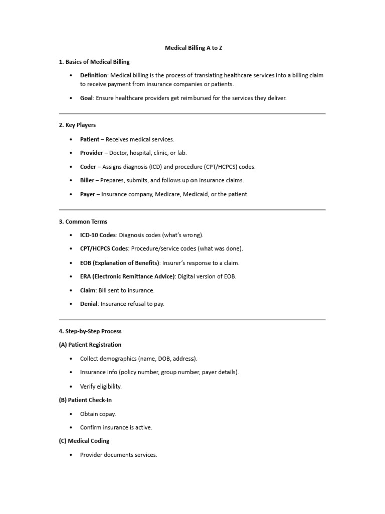 Medical Billing Terminology Explained | PDF | Health Care | Insurance
