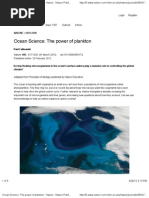 Download Ocean Science The Power of Plankton  Nature  Nature Publishing Group by Pe Hargraves SN91979465 doc pdf