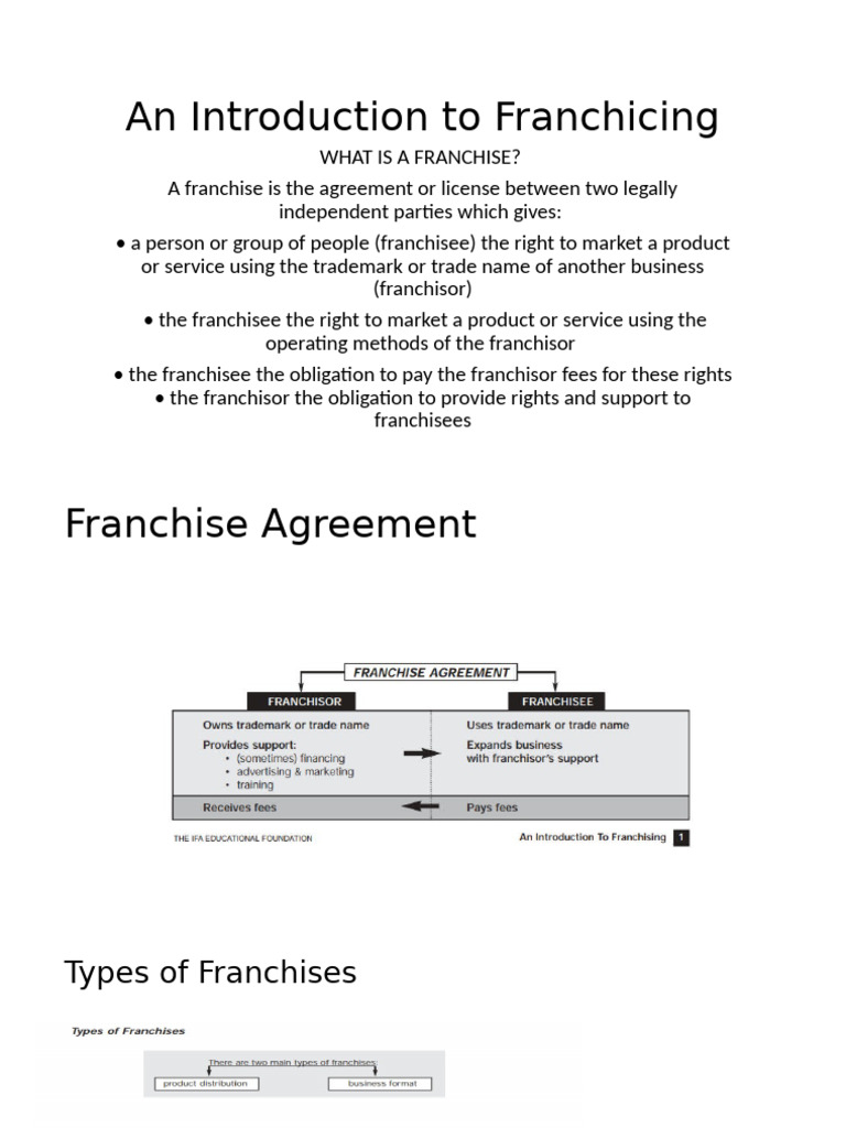 Understanding Franchising Basics | PDF | Franchising | Business
