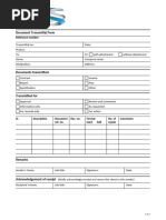 Material Return Form Template | PDF
