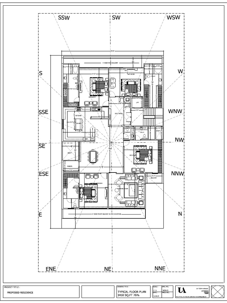 Proposed Residence Floor Plan 3450 Sq.Ft | PDF