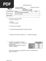 Mini Teste 1 Outubro