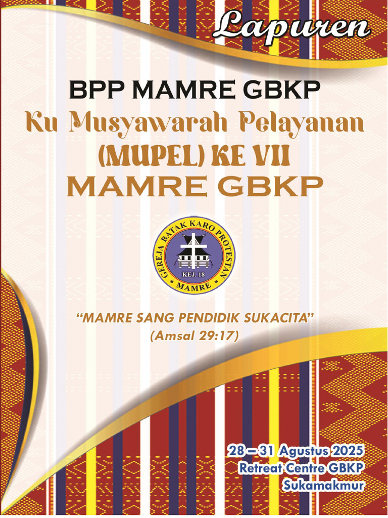 Sejarah dan Program Mamre GBKP 2025 | PDF