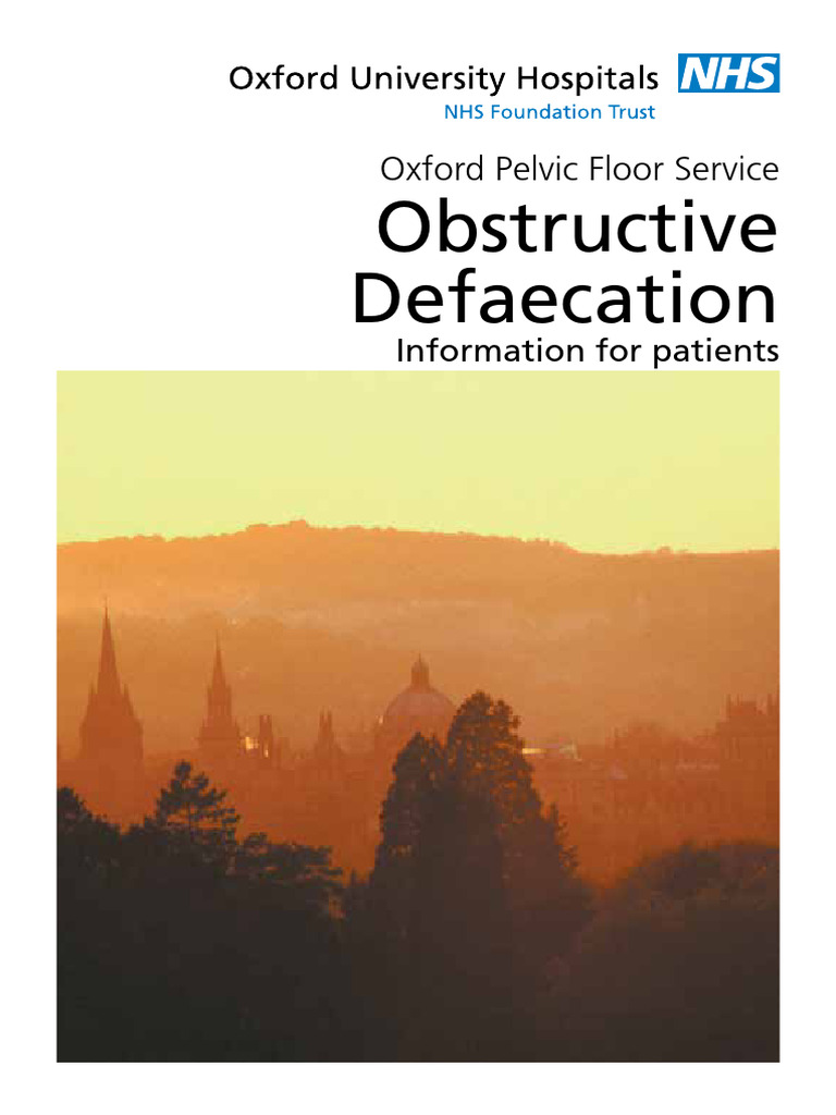 Obstructive Defaecation Unlocked | PDF