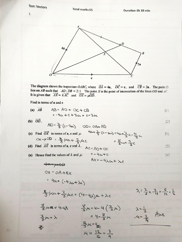 Vector Calculations and Problem Solving | PDF | Classical Mechanics ...