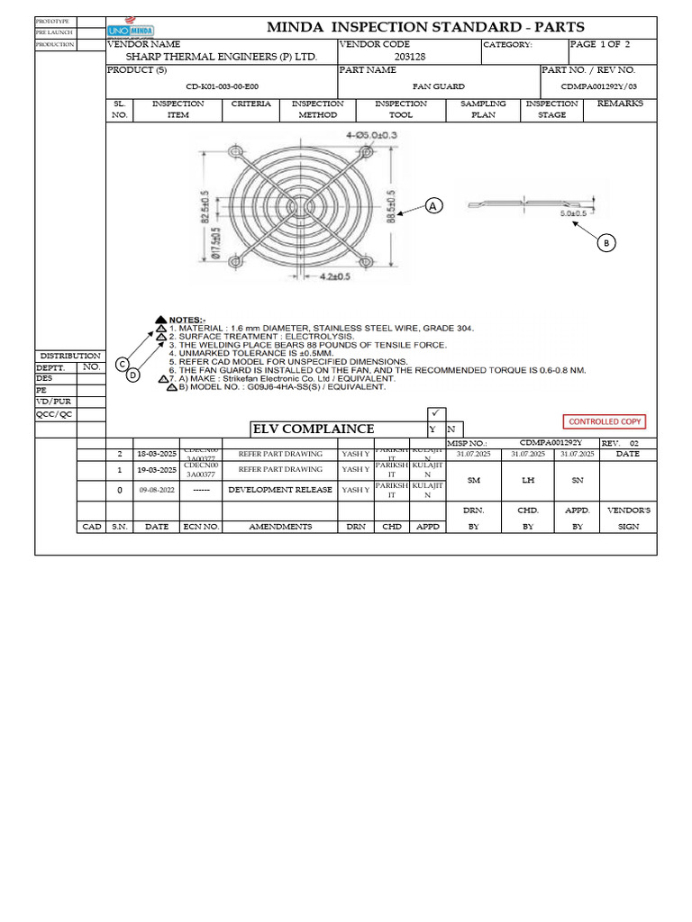 Cdmpa001292y Fan Guard r02 | PDF
