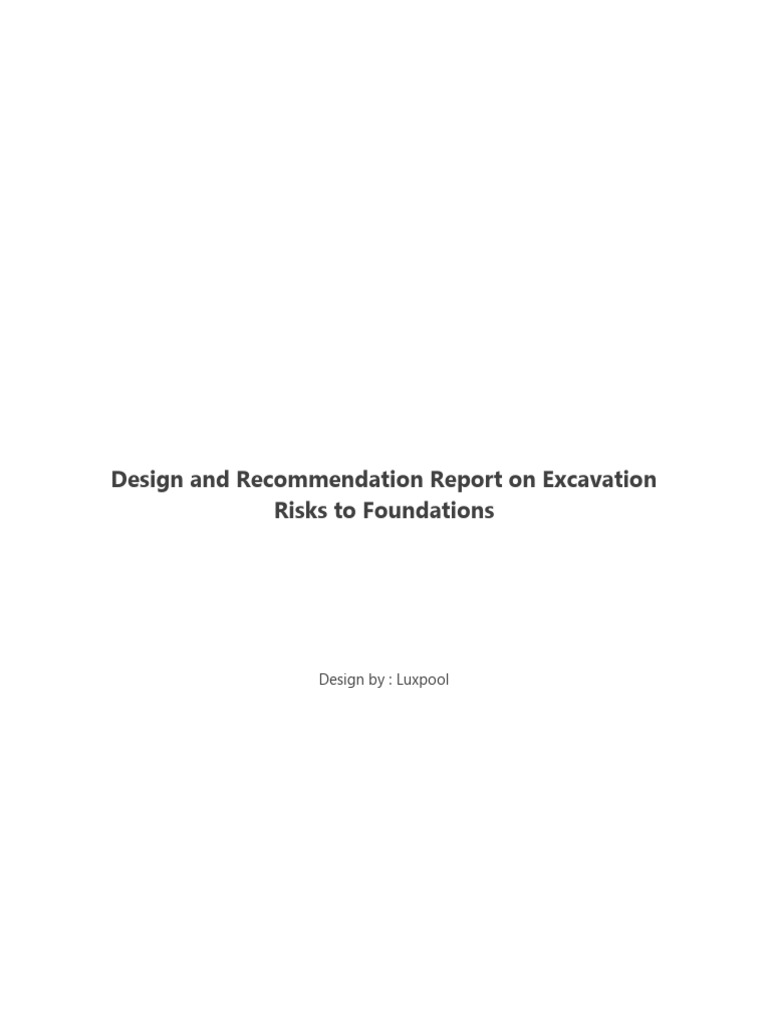 Excavation Risks to Foundation Stability | PDF | Soil Mechanics ...
