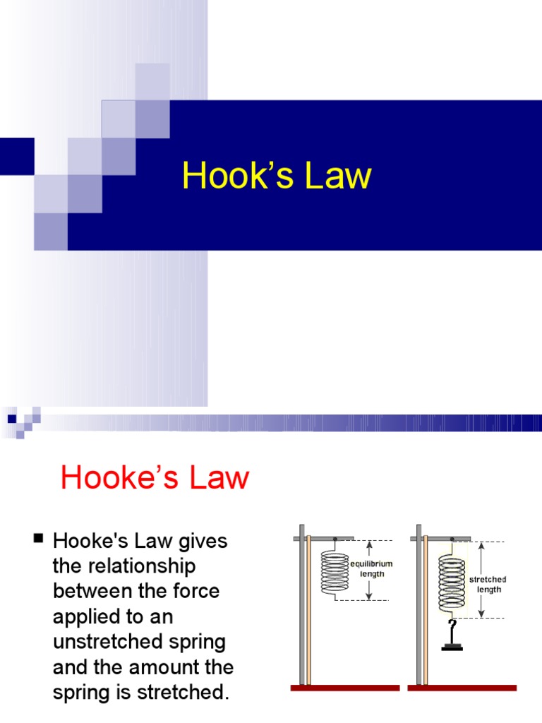Hooke's Law experiment | PDF | Elasticity (Physics) | Solid Mechanics