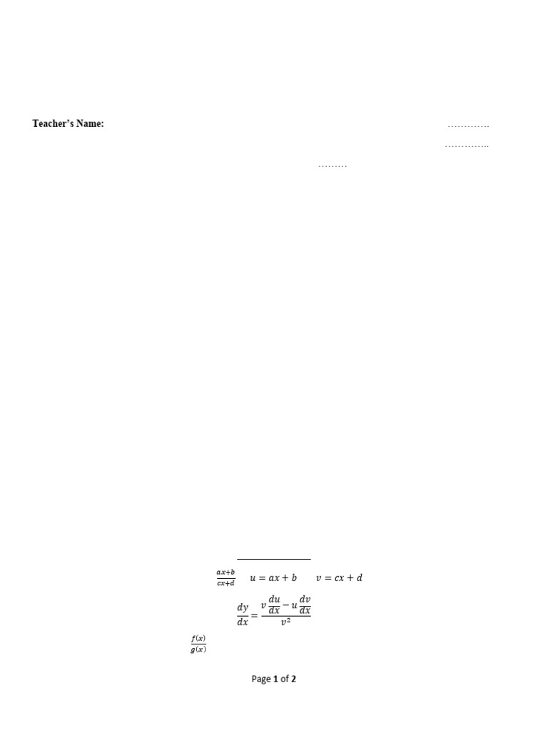 Addma Differentiation Application | PDF | Mathematics | Calculus