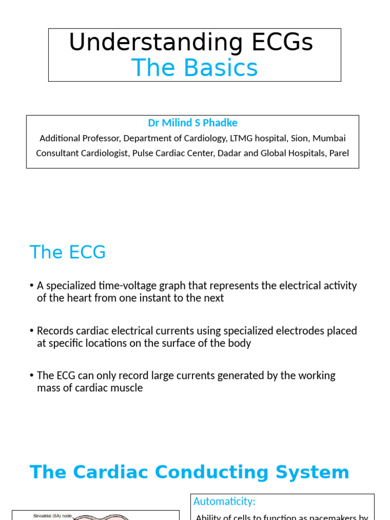 ECG Basics: Understanding Heart Activity | PDF | Electrocardiography ...