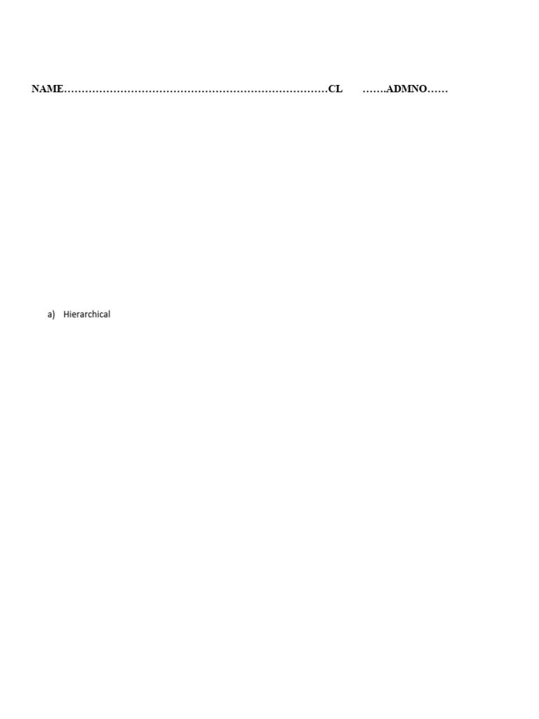 Form 3 Computer Studies Holiday Assignment | PDF | Databases | Laptop