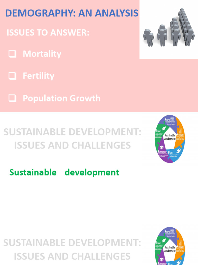 Demographic Analysis and Global Challenges | PDF