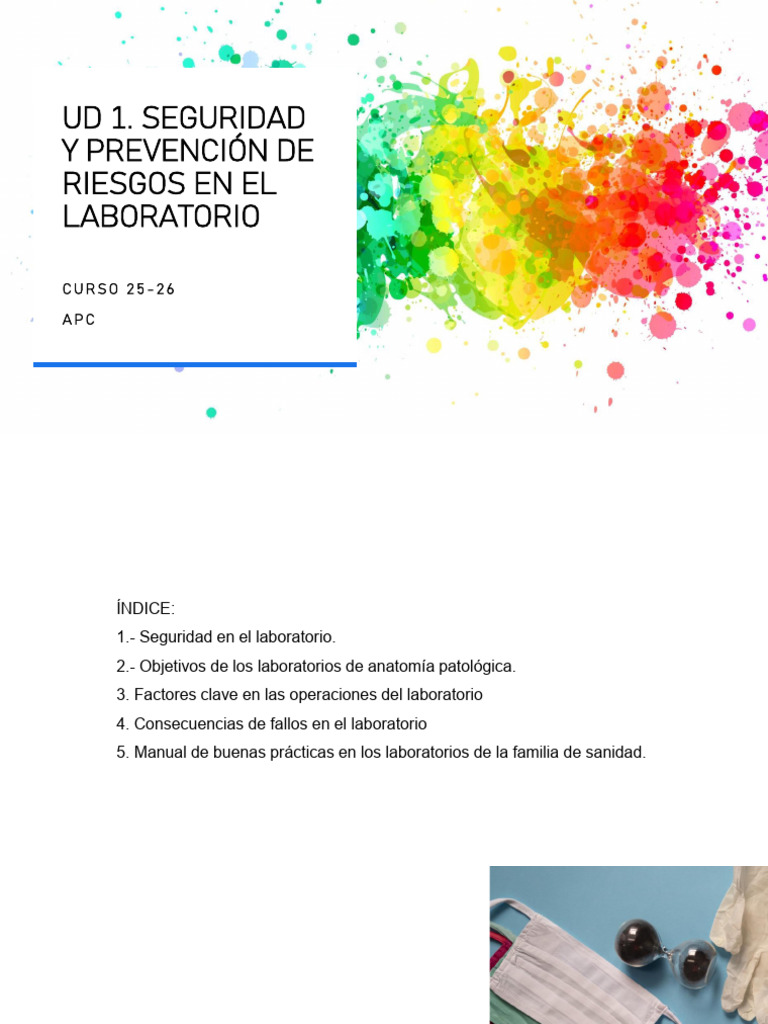 Seguridad y Riesgos en Laboratorios | PDF | Laboratorios ...