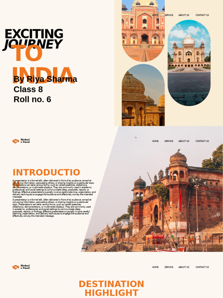 Travel Presentation on India Highlights | PDF | Multimedia | Information