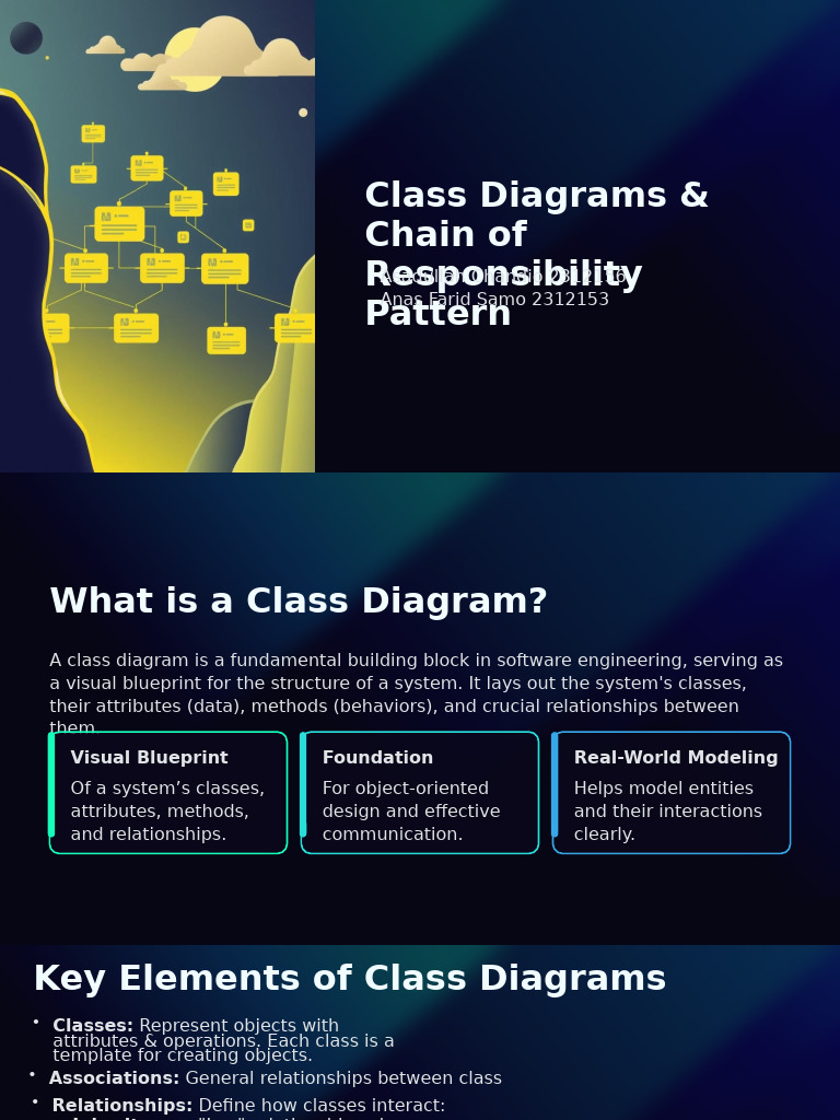 Class Diagrams & Chain of Responsibility | PDF | Class (Computer ...