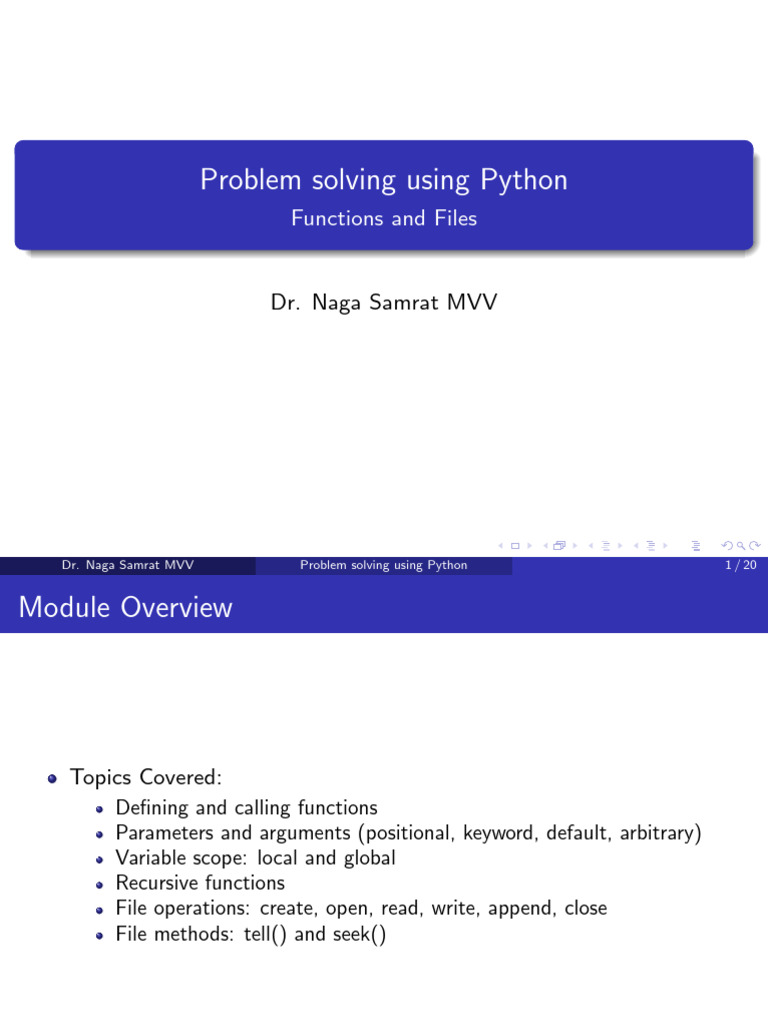 FALLSEM2025-26 VL BACSE101 00100 LO 2025-09-12 Functions | PDF ...