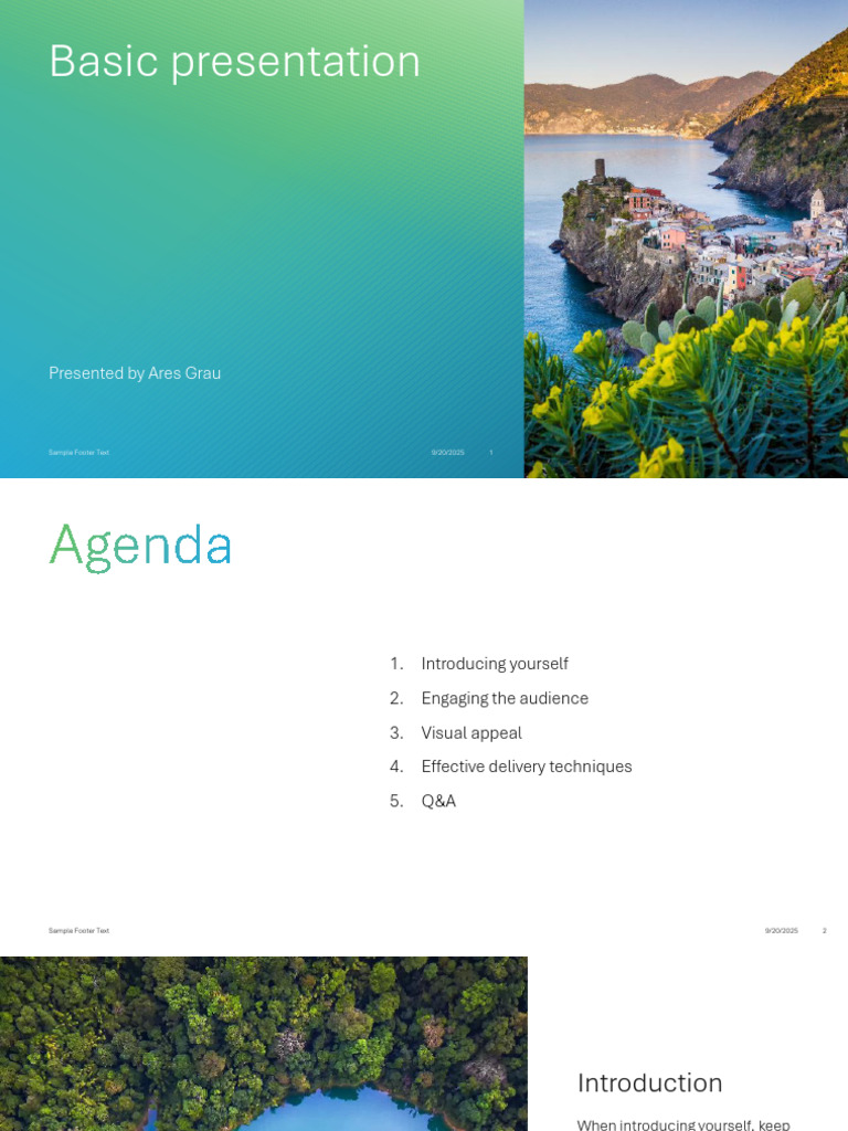 Effective Presentation Techniques Guide | PDF | Body Language | Human ...