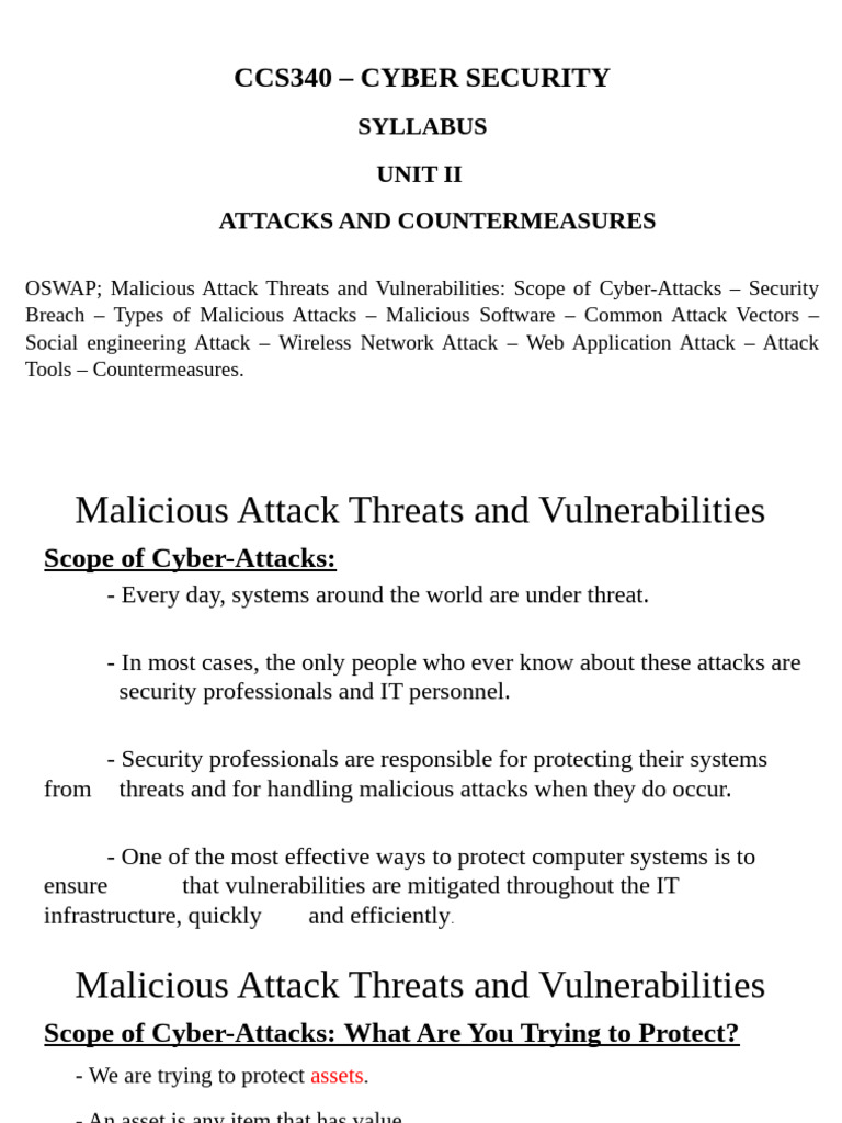 Types of Internet Attacks Explained | PDF | Denial Of Service Attack ...