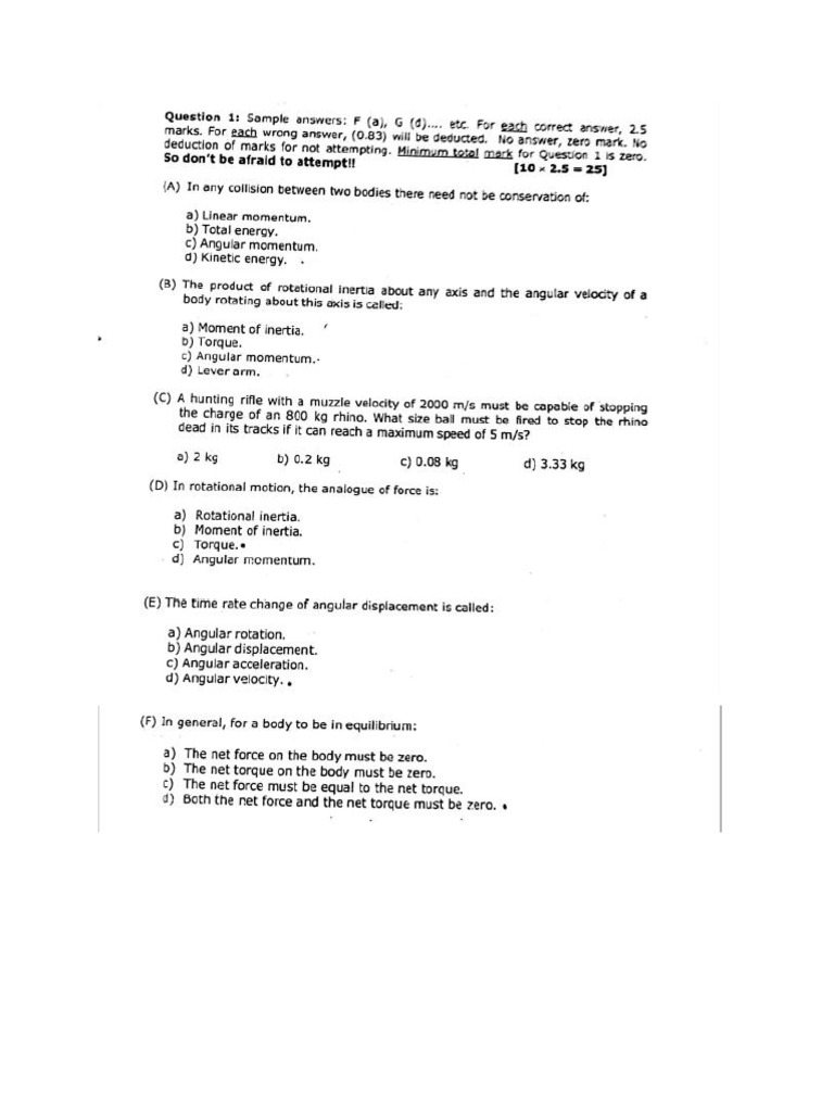 Physics Test 2 | PDF