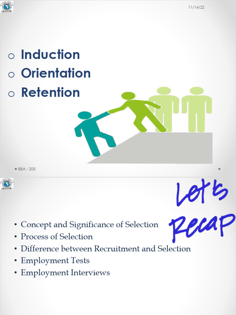 Induction and Retention Strategies Guide | PDF | Employee Retention ...