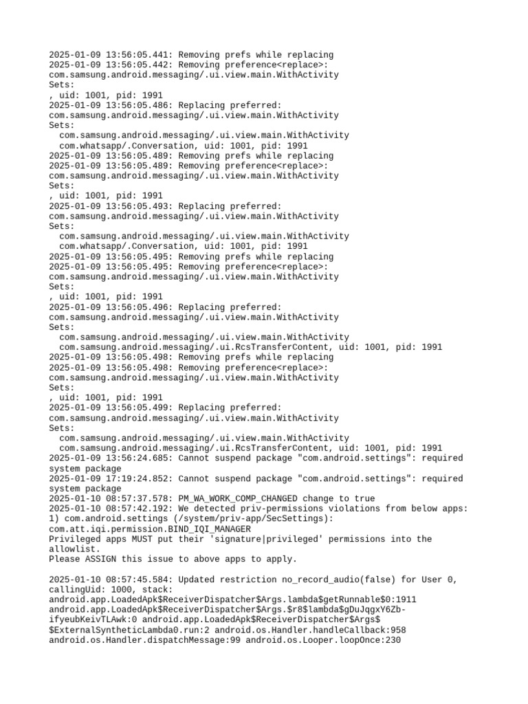 Samsung Messaging Preference Changes | PDF | Android (Operating System ...