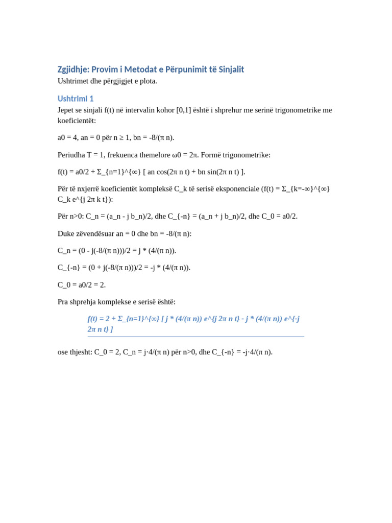 Provim I Ndermjetem 2 | PDF