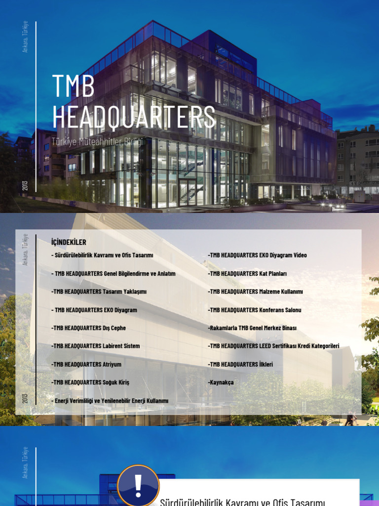 TMB Headquarters, Ankara/Türkiye | PDF