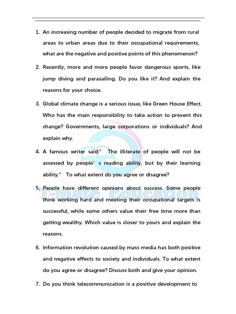 Key Discussion Topics on Modern Issues | PDF | Reason | Social Psychology