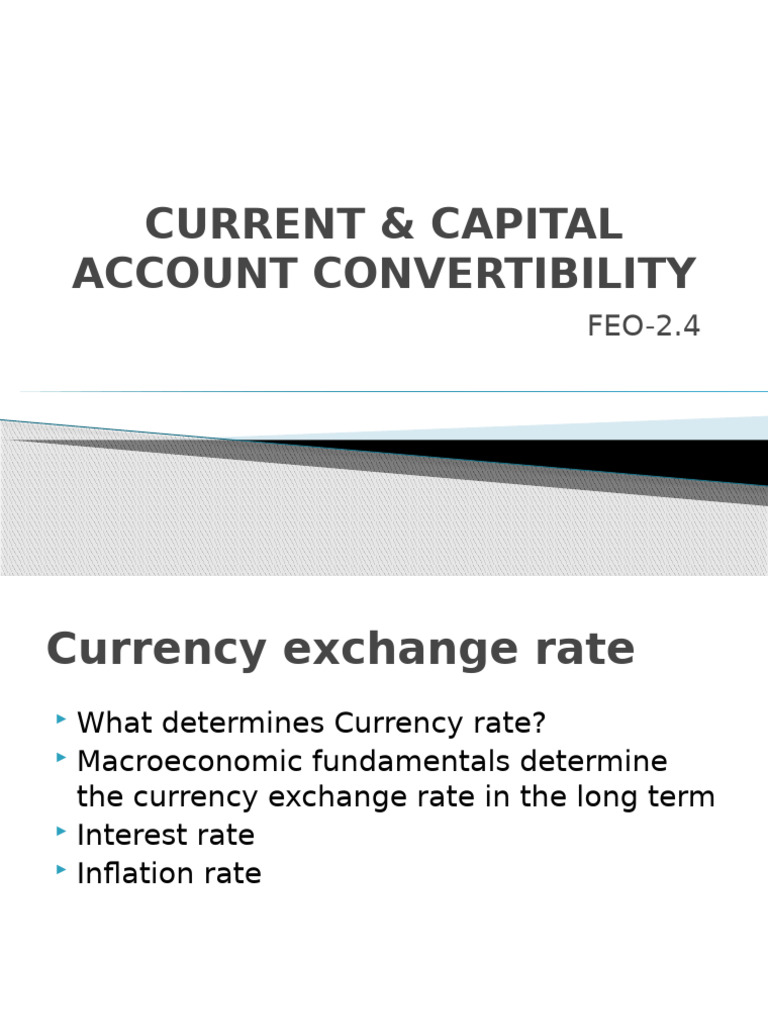 Understanding Currency Convertibility Factors | PDF | Capital Account ...