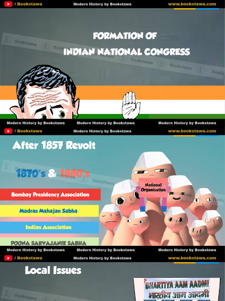 Indian National Congress Formation | PDF | Indian National Congress ...