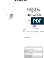 Filosofia de La Educacion