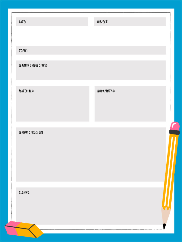 Lesson Plan Ttemplate 3 | PDF