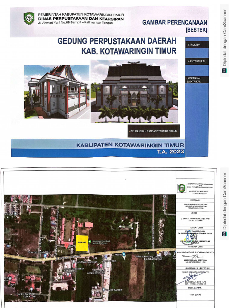 Gambar Rancangan Pekerjaan 2024 | PDF