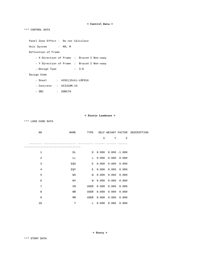 Structural Design Load Data Overview | PDF | Beam (Structure ...