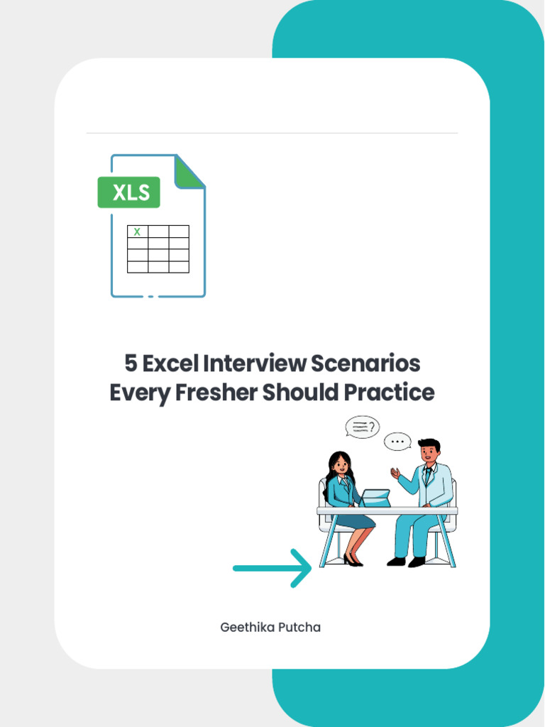 Excel Interview Scenarios for Freshers | PDF