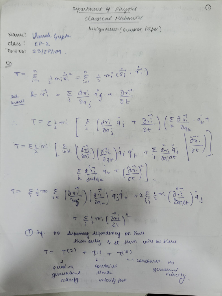 Vansh Gupta - 23 - EP - 109 QP Midsem Answers | PDF
