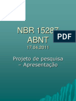 NBR 15287 ABNT 2011 - Val - Éria Dell'Isola